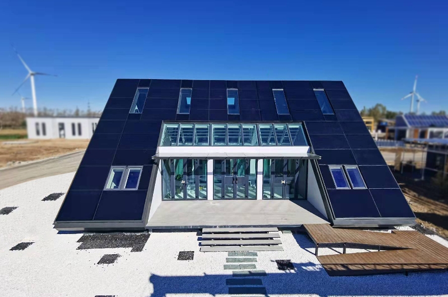 Seasonal Style Gain Solar Colored Solar Tile Building