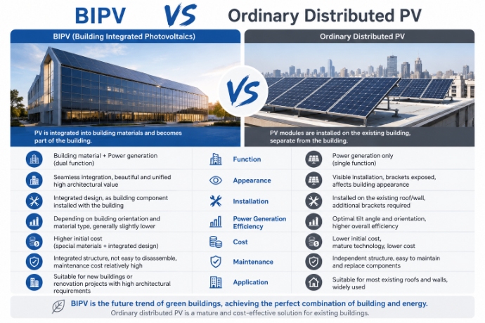 BIPV VS Ordinary Distributed PV BIPV VS Ordinary Distributed PV