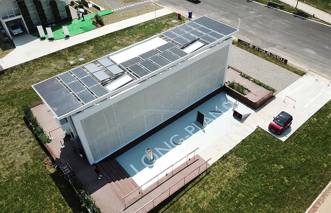 Solar Panel Skylight | South China-Politecnico di Torino Longhouse Plan