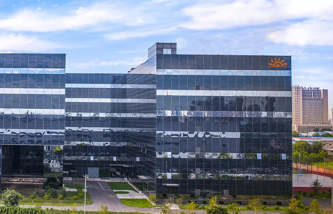 BIPV Curtain Wall | Gain Solar Office Building