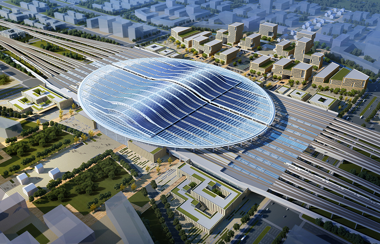 BIPV Curtain Wall | Xiong'an High Speed Rail Station