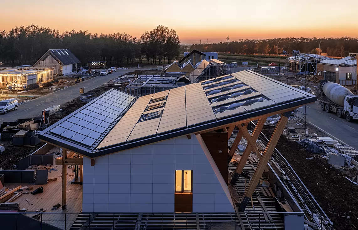 BIPV Facade System | Solar International Decathlon Competition--Tianjin Universi