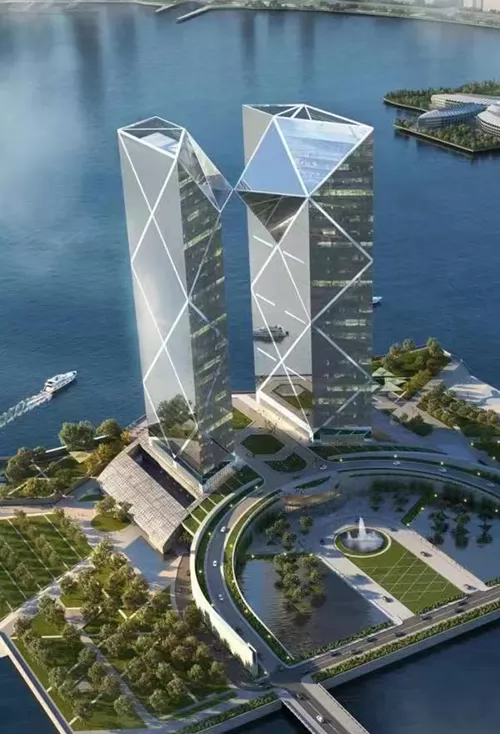 Shanghai Lingang Twin Towers Bank of China Financial Center Project