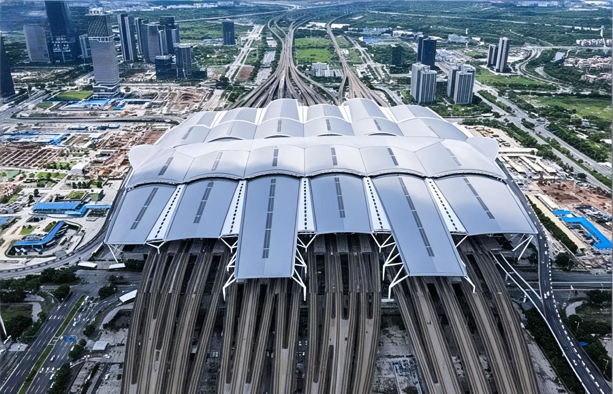 One of the earliest public buildings in China to apply BIPV technology